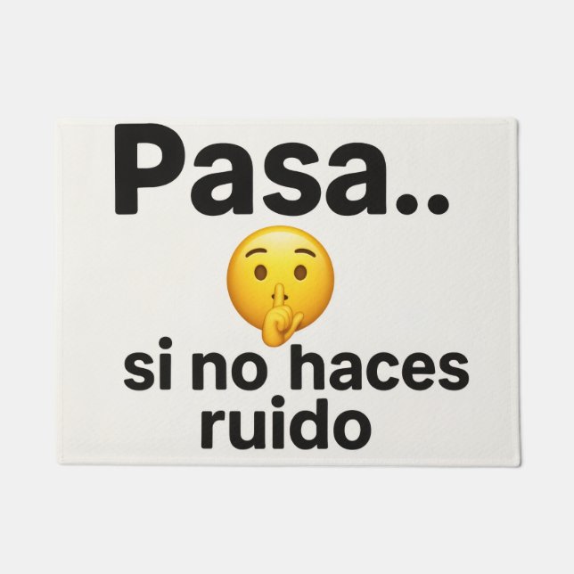 Paillasson Felpudo divertido - Humor para introvertidos (Devant)