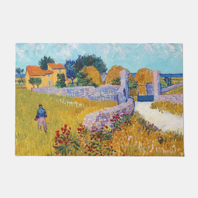 Paillasson Ferme en Provence, Van Gogh (Devant)