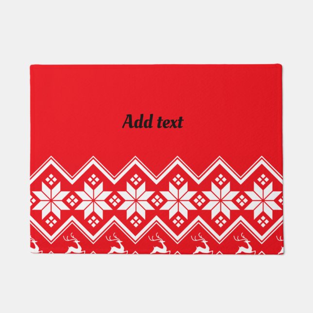 Paillasson Festif design modèle, personnalisable (Devant)