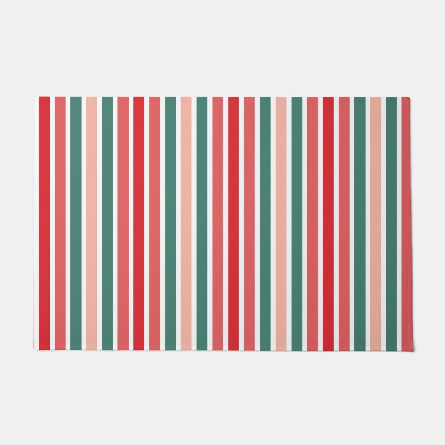 Paillasson Festive Stripes Porte Mat (Devant)