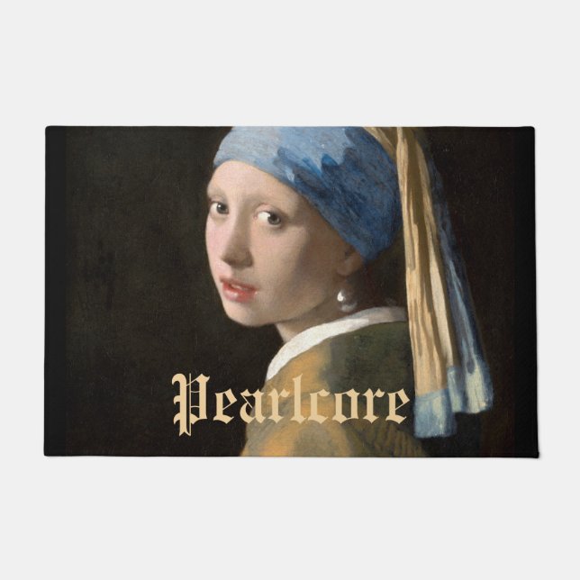 Paillasson Fête à thème perle personnalisée (Devant)