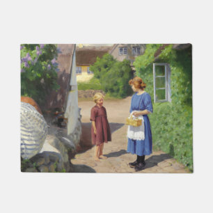 Paillasson Fête de l'été au Danemark (mère et fille)