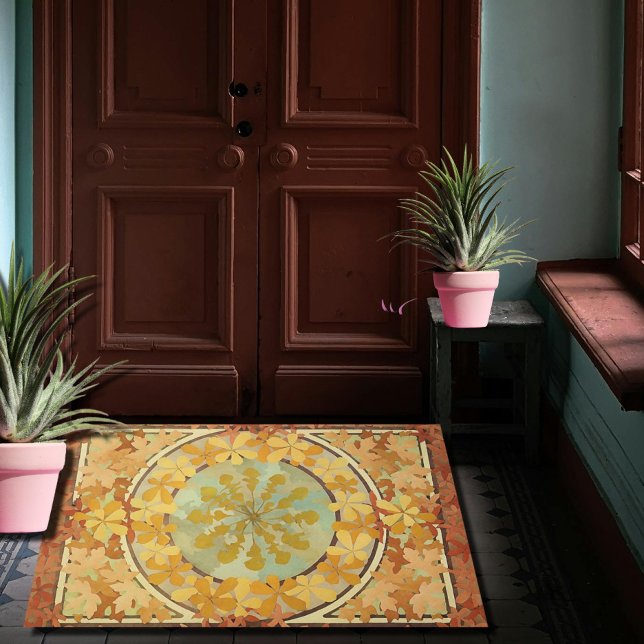 Paillasson Feuillage d'automne par A. Mucha -1902 (Créateur téléchargé)