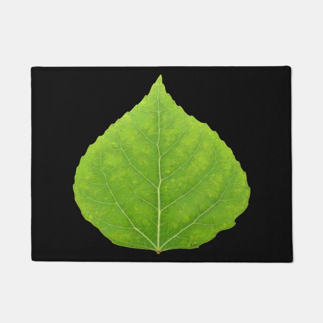 Paillasson Feuille d'Aspen vert #11 (Devant)