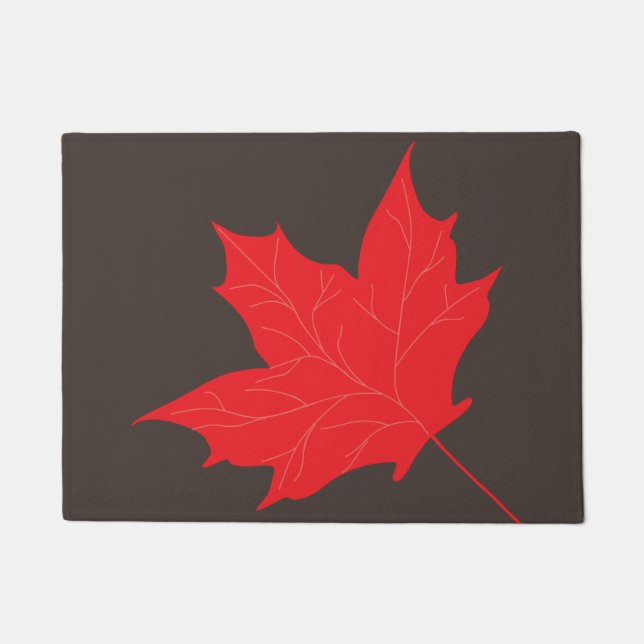 Paillasson Feuille d'érable rouge (Devant)
