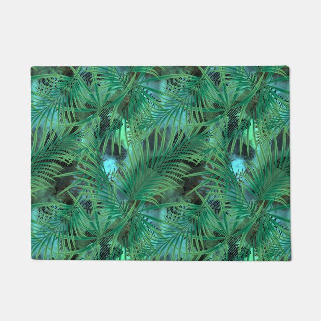 Paillasson Feuille, paume (Devant)