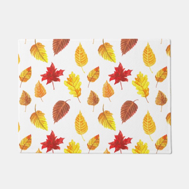 Paillasson Feuilles d'automne motif (Devant)