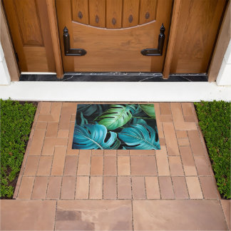 Paillasson Feuilles de Monstera Botanique Feuillage Jungle Tr
