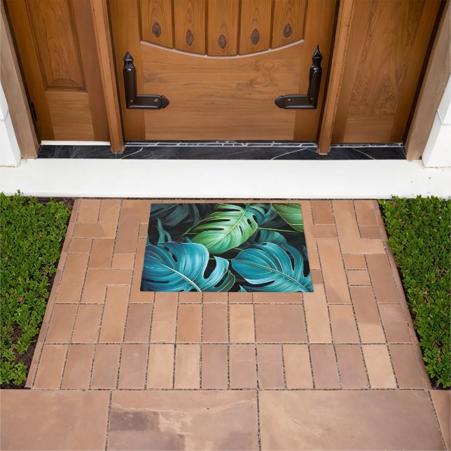 Paillasson Feuilles de Monstera Botanique Feuillage Jungle Tr (De plein air)