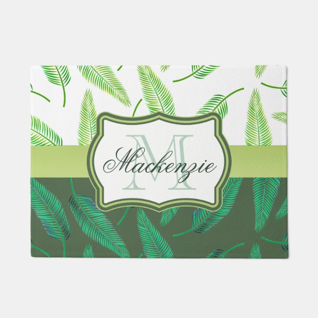 Paillasson Feuilles tropicaux (Devant)