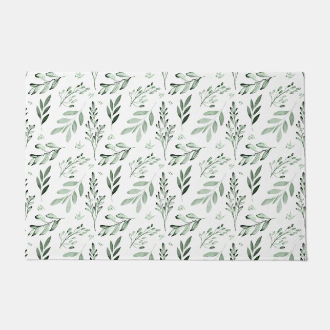 Paillasson Feuilles vertes  (Devant)