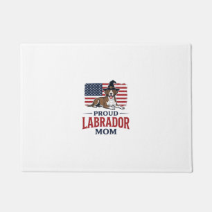 Paillasson Fière Maman Labrador Patriote Chien Chemise Hallow