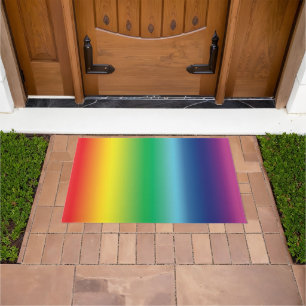 Paillasson Fierté couleurs arc-en-ciel lgbtq lgbt drapeau gay