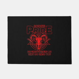 Paillasson Fierté satanique Satanisme Pagan Goat Satan