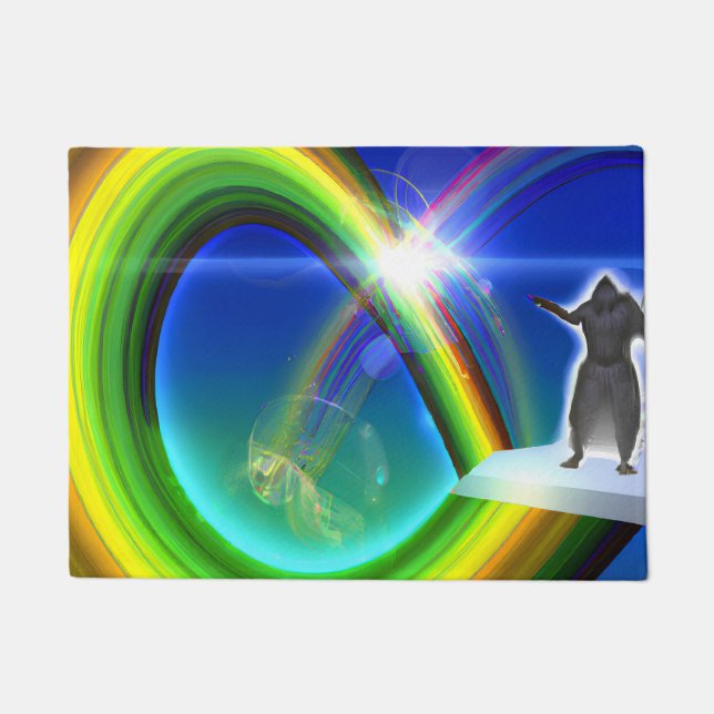 Paillasson Figure de mystère au Stargate interdimensionnel (Devant)