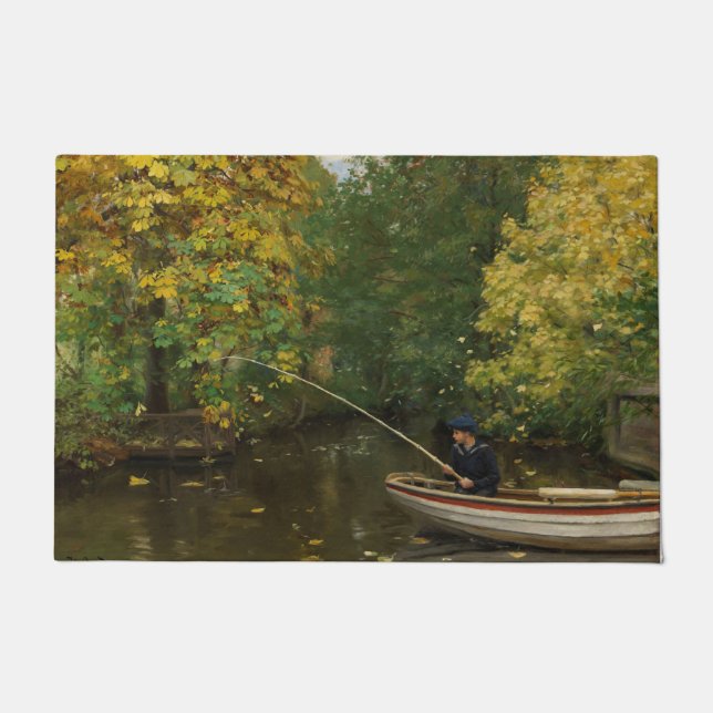 Paillasson Fishing Boy (par Hans Andersen Brendekilde) (Devant)