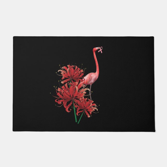 Paillasson Flamant rose rose (Devant)