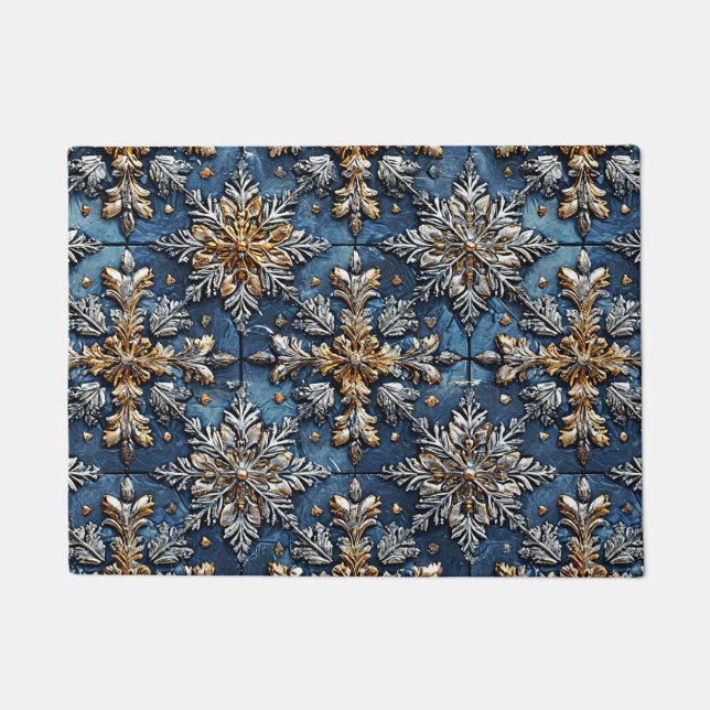 Paillasson Flammes de neige 3d (Devant)