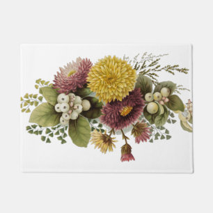 Paillasson Fleur de chrysanthème mère florale
