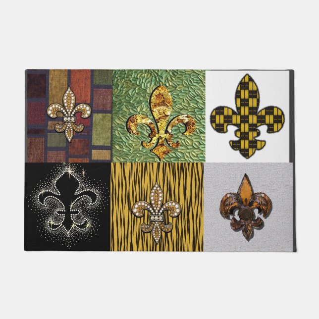 Paillasson Fleur De Lis Collage (Devant)