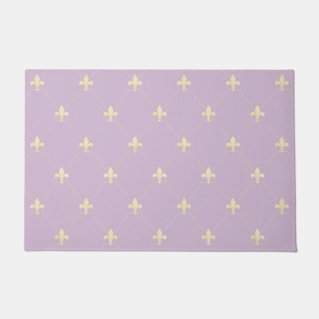 Paillasson Fleur de Lis Lilac (Devant)