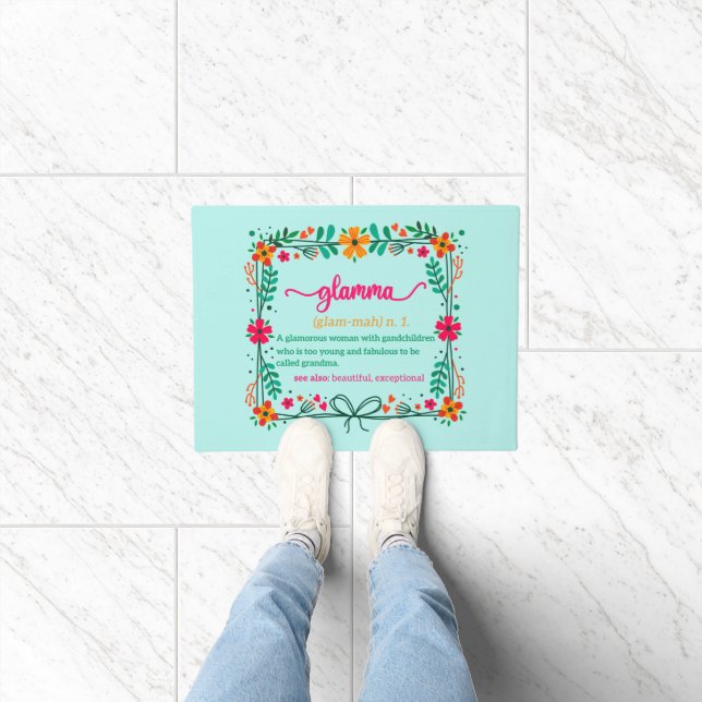 Paillasson Fleur Frame Grandma Grand-mère Définition (Intérieur)