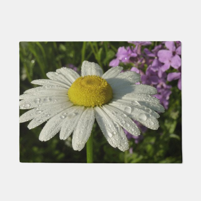 Paillasson Fleur sauvage Daisy et Summer Lilac (Devant)
