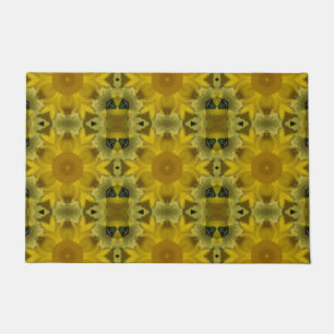Paillasson Fleur soleil éclate dorée