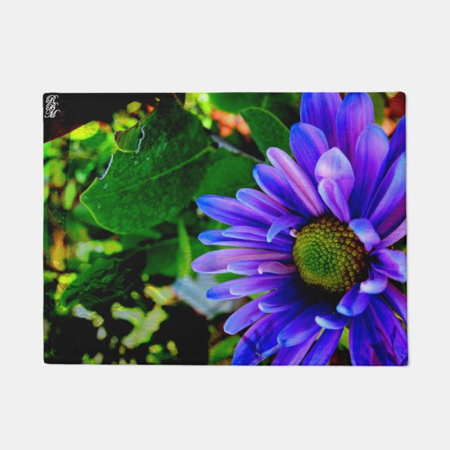Paillasson Fleur Violet Clair (Devant)