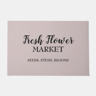 Paillasson Fleuriste du marché aux fleurs fraîches