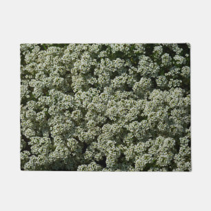 Paillasson Fleurs d'Alyssum doux Floral blanc