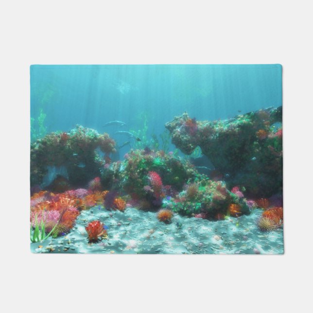 Paillasson Fleurs de la natte de mer (Devant)