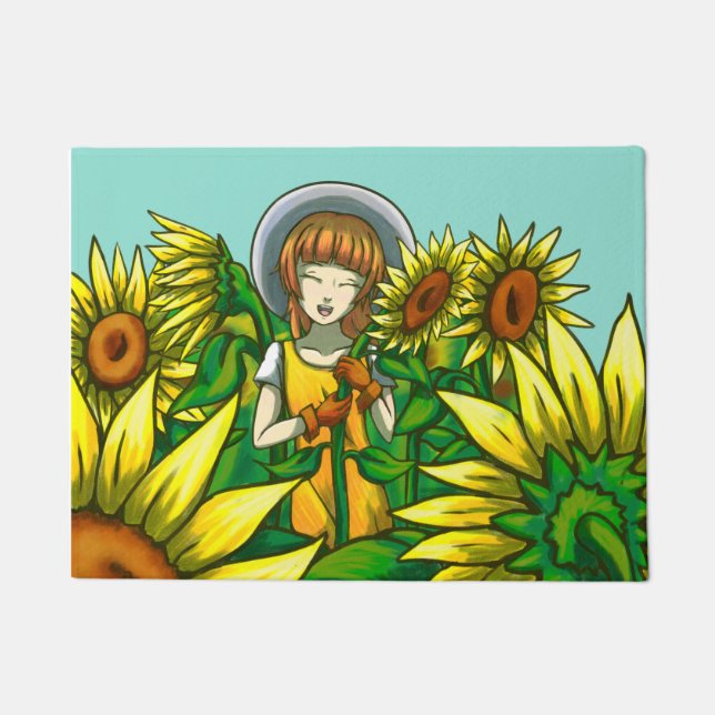 Paillasson Fleurs de soleil (Devant)