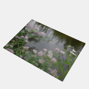 Paillasson Fleurs sauvages roses près de l'eau Nature
