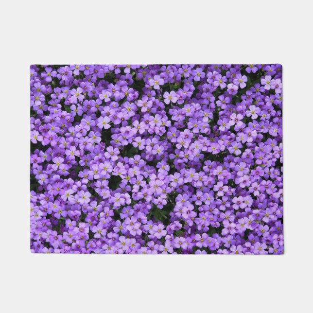 Paillasson Fleurs violettes - Printemps (Devant)