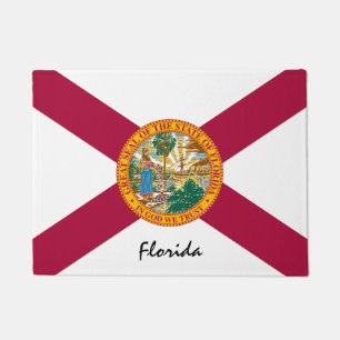 Paillasson Florida State & Florida Flag USA house mat /sport