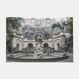 Paillasson Fontaine avec statue de Neptune à Prague