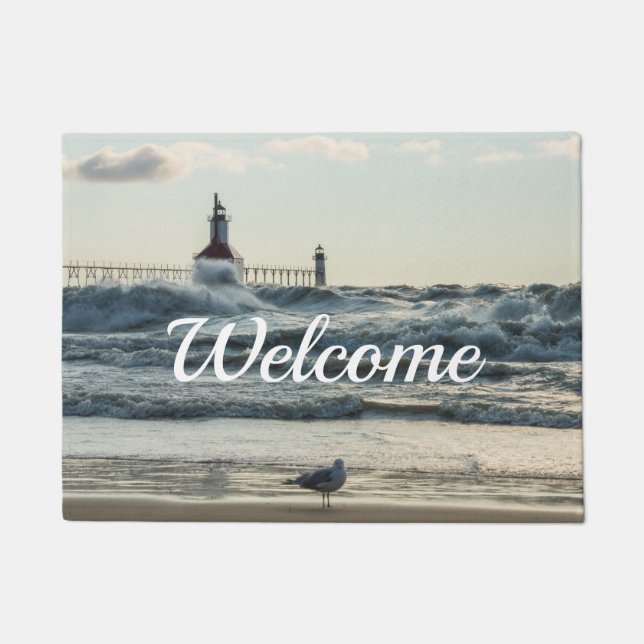 Paillasson Force derrière la beauté Welcome Doormat (Devant)