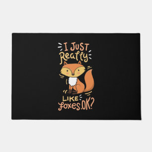 Paillasson Forêt de renards humour animal