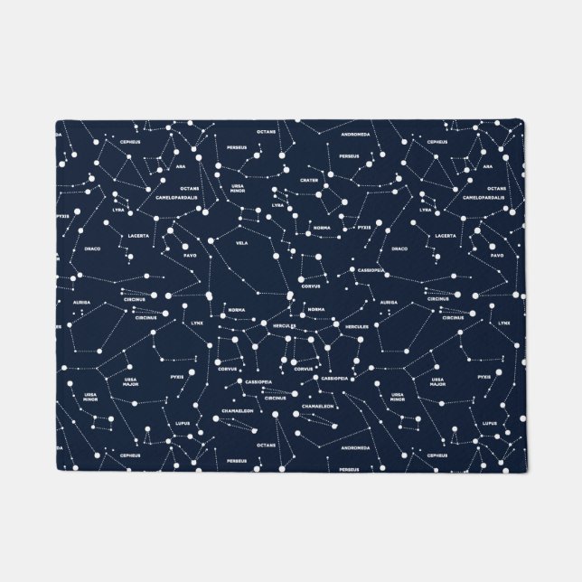 Paillasson Format de coordonnées des étoiles (Devant)