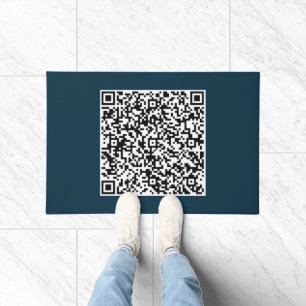 Paillasson Format d'information d'analyse de code QR personna