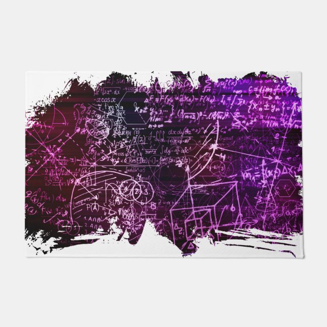 Paillasson Formules dans l'espace mathématique (Devant)