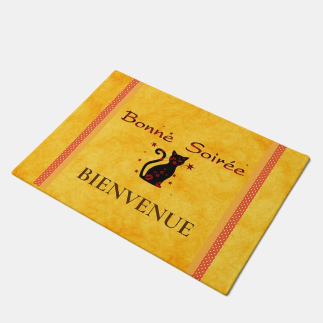 Paillasson Français : Bonne Soiree Doormat (Incliné)