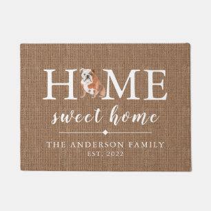 Paillasson Français Bulldog Home Sweet Home Doormat