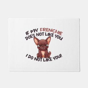 Paillasson Français en colère (chocolat) - Design unique