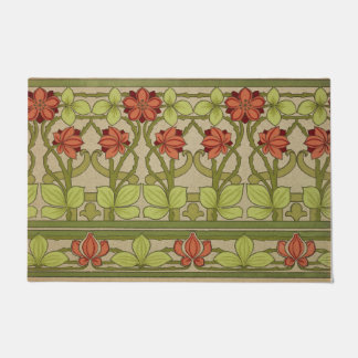 Paillasson Frieze Bordure Art Nouveau Floral