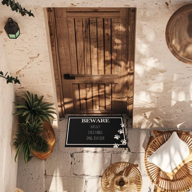 Paillasson Funky Custom Pet chat Chien Pâtes Typographie mode (Créateur téléchargé)