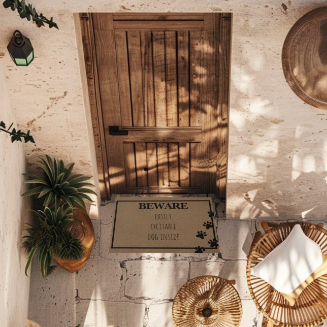 Paillasson Funky Custom Pet chat Chien Pâtes Typographie mode (Créateur téléchargé)