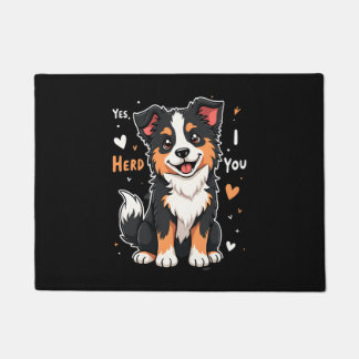 Paillasson Funny Australian Shepherd Mom Gifts Aussie Yes I H