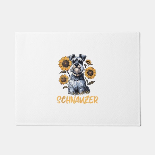 Paillasson Funny Chien Schnauzer (Devant)